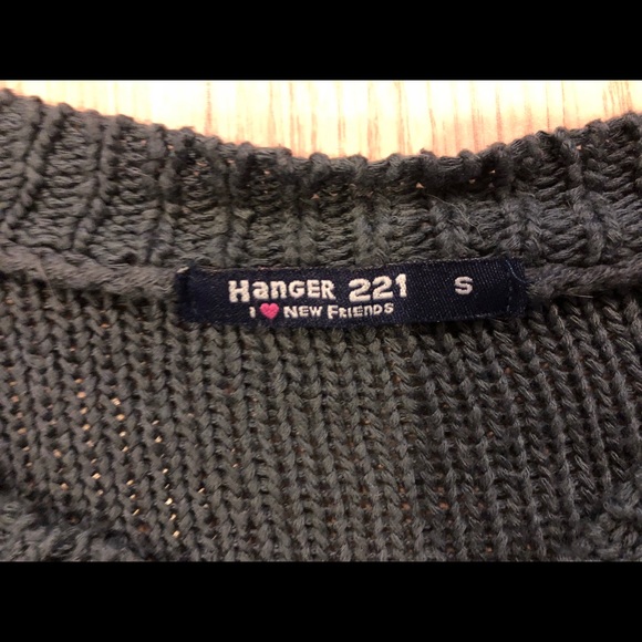 Grey Cutout Sweater - Picture 4 of 5